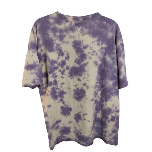 M537) H&M Krusty the Clown Simpsons Relaxed Fit Tie Dye Short Sleeve Shirt Sz M - Picture 2 of 6